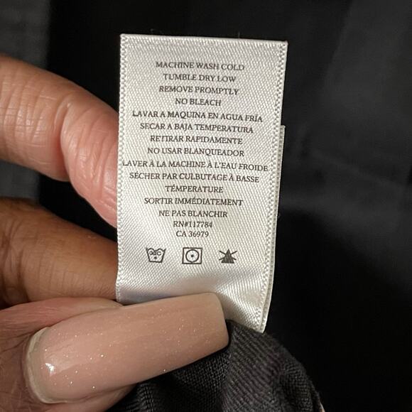 Rails Elliot Shacket Womens Small Black Burgundy Floral Embroidered Shirt Jacket - Picture 8 of 11